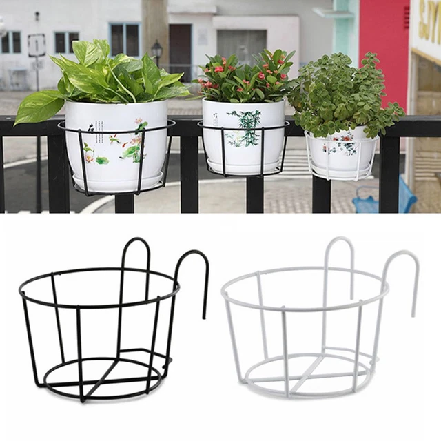 Sill de fenêtre Garde-corps Balcon Pot de planteur, Pot à fleurs suspendu,