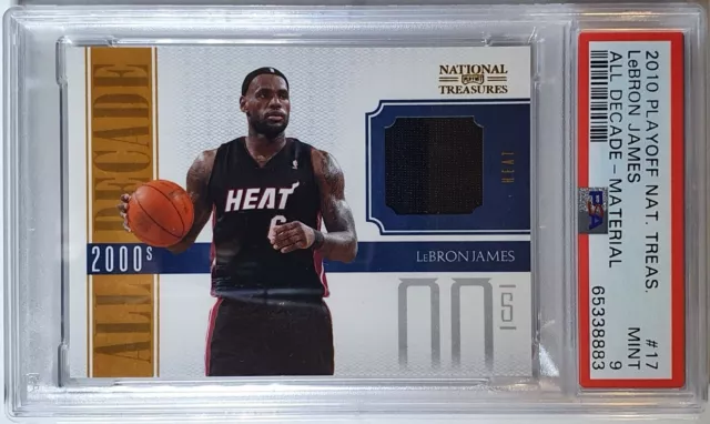 2021 National Treasures LeBron James #PATCH /99 Jumbo Game Worn Jersey –  Perfect Edges Cards