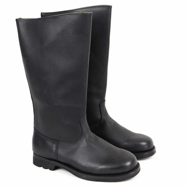 MILITARY WWII GERMAN Army Elite EM Leather Combat Boots Leather Officer