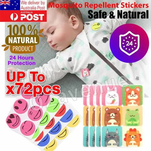 Mosquito Repellent Stickers Anti-Toxic Natural Patches Insect Bug Repeller