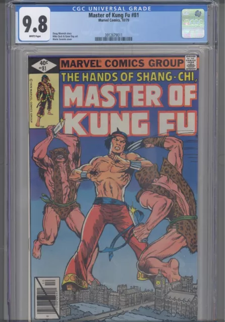 Master of Kung-Fu #81 CGC 9.8 1979 Marvel Comics Doug Moench Story