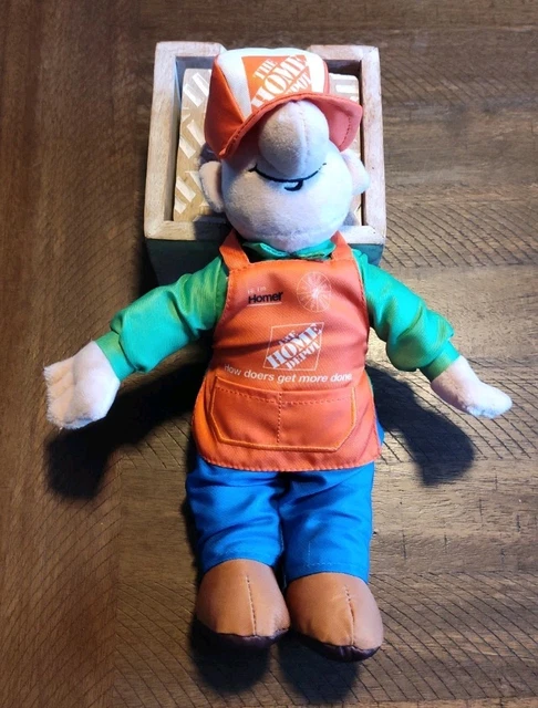 VINTAGE HOME DEPOT Homer D Poe 15” Plush Doll $40.00 - PicClick CA
