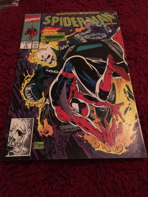 Spider-Man #7 (Feb 91) Marvel Comics Ghostrider Mcfarlane Spiderman