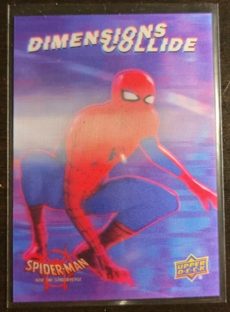 2022 UD Spider-Man Into The Spider-Verse 3D Dimensions Collide Parker DC-15