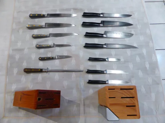 Laguiole - Set de 5 couteaux avec barre magnétique Enzo