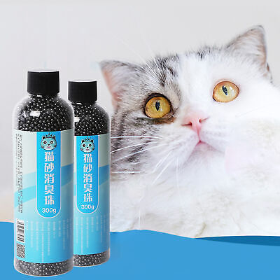 300 g Cuentas de arena para gatos Eliminación de olores Fragante Gatos Basura Productos de limpieza Mini