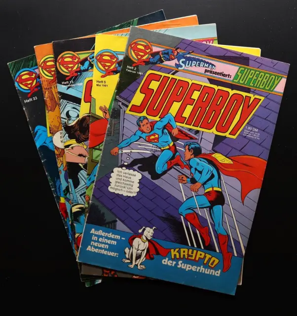 Auswahl: Superman präsentiert SUPERBOY Ehapa Verlag Comic Heft