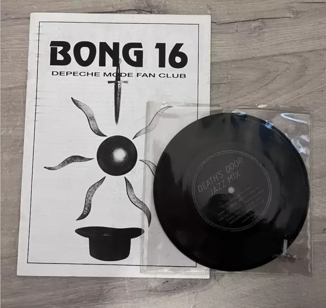 Depeche Mode Bong 16 Official Fan club Magazine with Flexi Disc 7"