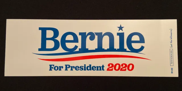 Bernie Sanders For President 2020 Official Campaign Bumper Sticker