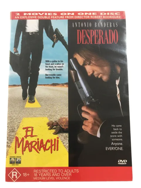 Desperado Antonio Banderas Classic DVD Movie Show Rated R Free