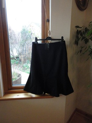 Blumarine Blumarine Taglia 44IT 90% Lana Vergin 10% Cashmere Gonna Con Spaco Foderata D... 