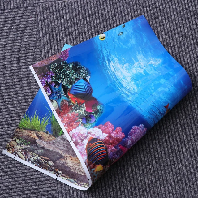 Fish Tank Decal Aquarium Backgrounds 3d Pictures Background Paper 2