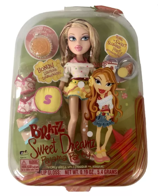 VINTAGE VERY RARE BRATZ SIERNNA Doll SWEET DREAMZ Pajama Party NEW IN  Package £157.67 - PicClick UK