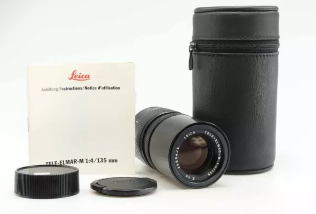 Leica Tele Elmar M 135mm f4 E46 Objektiv Lens Leitz 95183 near mint wie neu