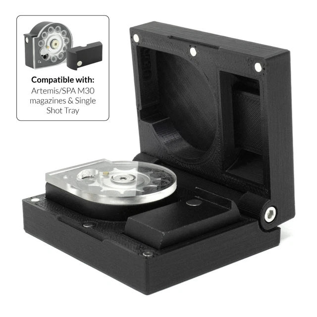 thumbnail image 2 of Kube3d Slim Magazine Case / Magnet Box For Artemis, Diana, SMK, SPA, Stoeger, Webley Air Guns – .177 & .22 Cal 2 of 6