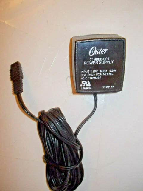 🔥 Oster 219888-001 Hair Trimmer Power Supply For  6810 type 27 120v 60Hz 5.3W🔥