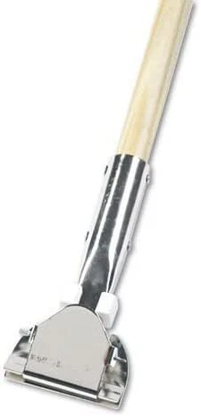 Boardwalk 1490 Clip-On Dust Mop Handle, Lacquered Wood, Swivel Head, 1-Inch...