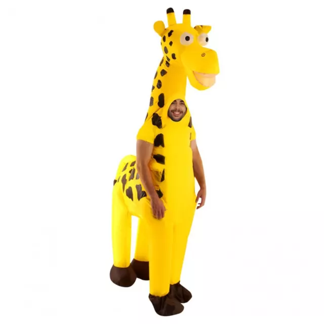 Giant Giraffe Inflatable Costume Adult Blow Up Fancy Dress Stag Party Halloween