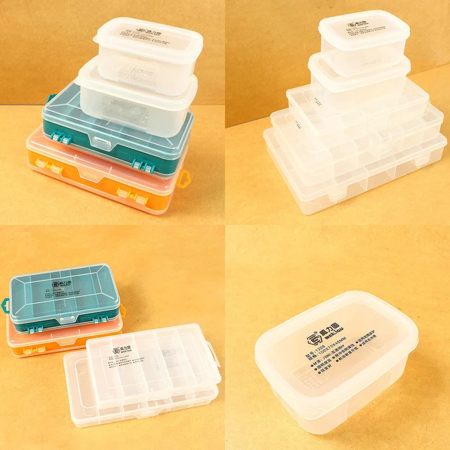 Caja de almacenamiento/organizador de compartimento de sección extraíble de plástico caja divisor de plástico