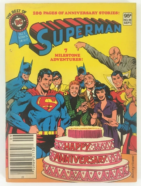 Best of DC Blue Ribbon Digest #16 Superman, Batman, Lex Luthor - FN+ 6.5
