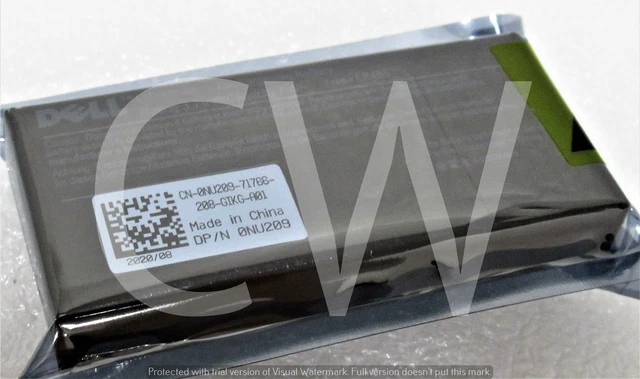 NU209 Dell 3.7V 7WHr Lithium-ION RAID Controller Battery FOR PERC 5/I 6/I R710