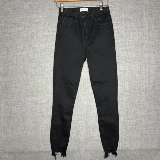 Abercrombie & Fitch Jeans Women's 27/4L Super Skinny Ankle High Rise Curve Love
