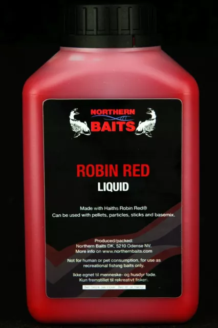 Northern Baits Robin Red Liquid 500ml Pesca de Carpas Self Hecho Feeder MM A1138