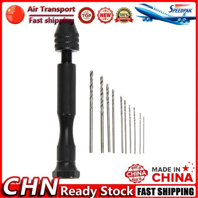 Woodworking Drilling Tools Manual Twist Drill Bit Micro Hand Drill Kit (B) Fr
