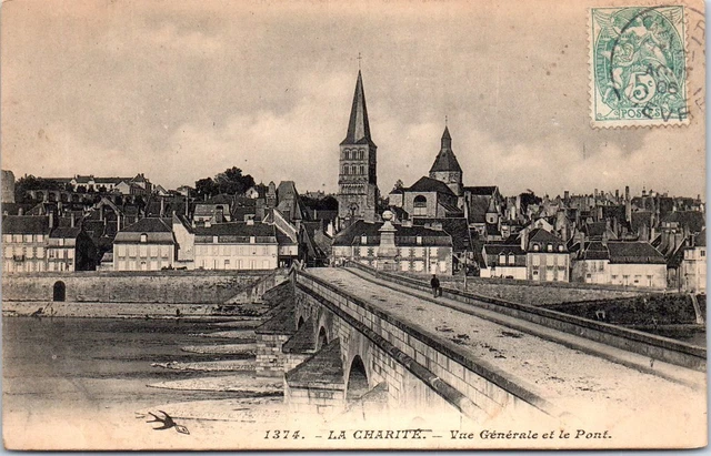 58 LA CHARITE SUR LOIRE Carte postale ancienne /REF -VP0914