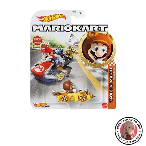 Hot Wheels Mario Kart – Wario Badwagon Échelle 1:64 Die-Cast 5cm – Réplique Officielle