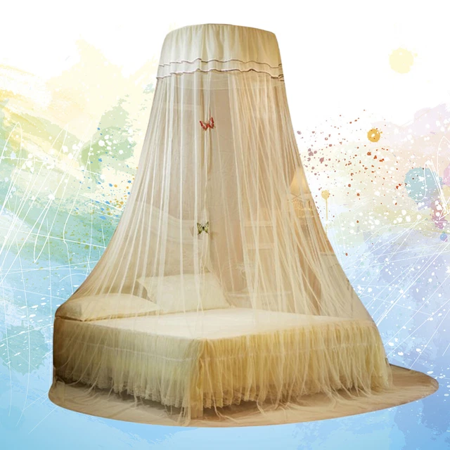 Lace Bed Canopy Princess Curtains Dome Bedding Net Classical Mosquito