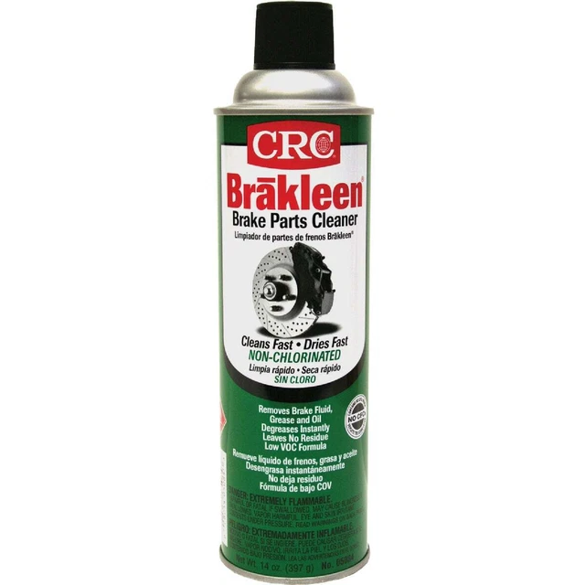 CRC Brakleen 15 Oz. Aerosol Non-Chlorinated Brake Parts Cleaner 05084 Pack of 12