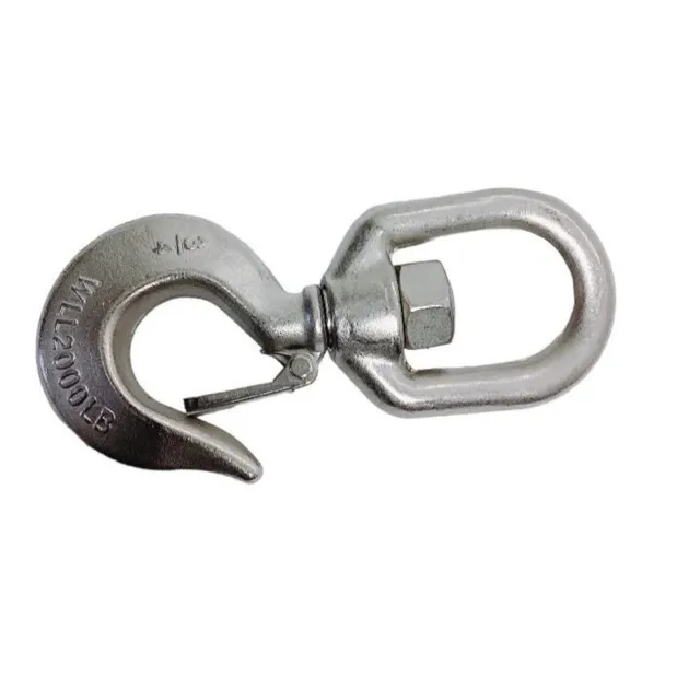 2.5T - Grade 100 Swivel Self-Locking Hook by U.S. Rigging X-027-07