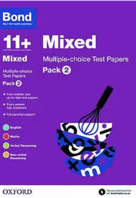 Bond 11+: Mixed: Multiple Choice Test Papers: Pack 2 For GL Tests