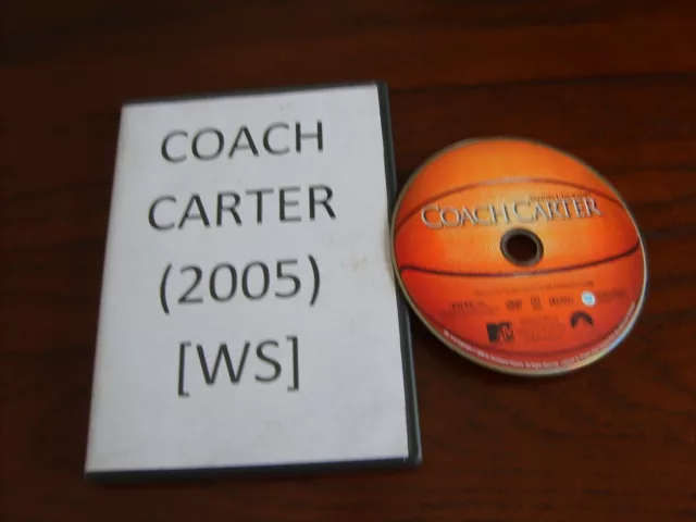 COACH CARTER (DVD,2005,WS)~SAMUEL L JACKSON~CHANNING TATUM~ASHANTI {No Artwork}