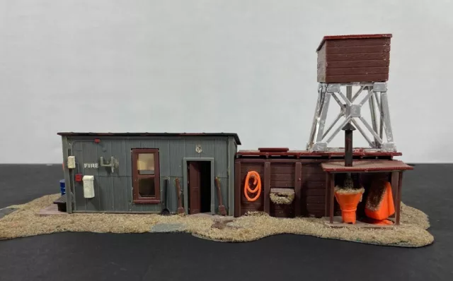 Vintage HO Revell Sand and Pump House  - Built, Painted
