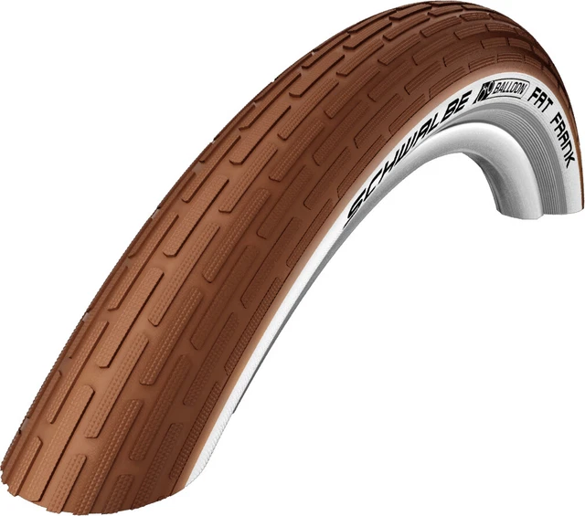 Schwalbe Fat Frank Wire 26 x 2.35 Brown/White Mountain Bike Tyre