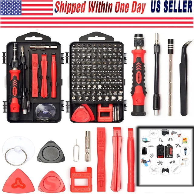 110 Precision Screwdriver Set, 110 in 1 Electronics Magnetic Repair Tool Kit USA