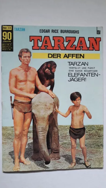 Edgar Rice Burroughs Tarzan Nr.48 von 1969 - TOP Z1 ORIGINAL BSV COMICHEFT