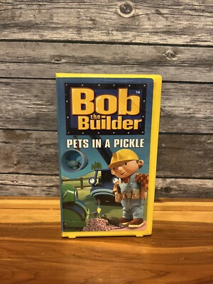 BOB THE BUILDER - PETS IN A PICKLE Vhs Video Tape HIT Entertainment ...