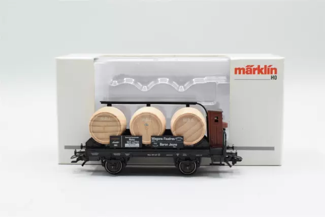 Märklin H0 46744 Weinfaßwagen mit Bremserhaus  Wagen der DRG Jahreswagen 2003