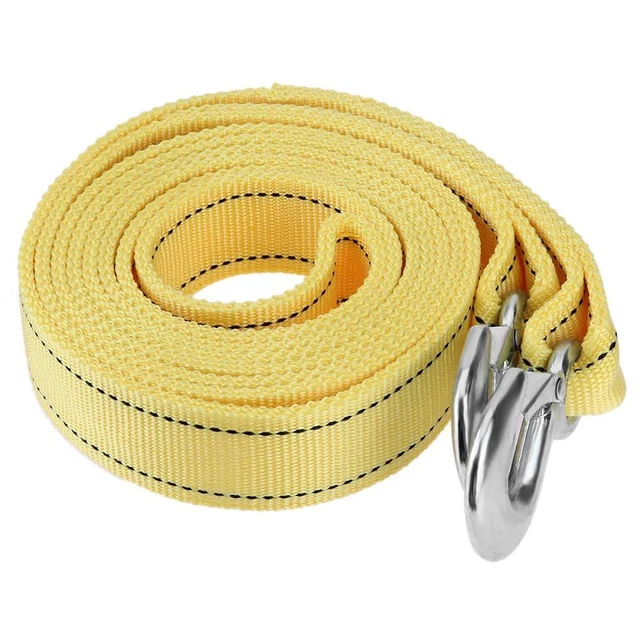 4m/13ft 5 Tons Car Van Tow Rope Heavy Duty Road Recovery Pull Towing Strap