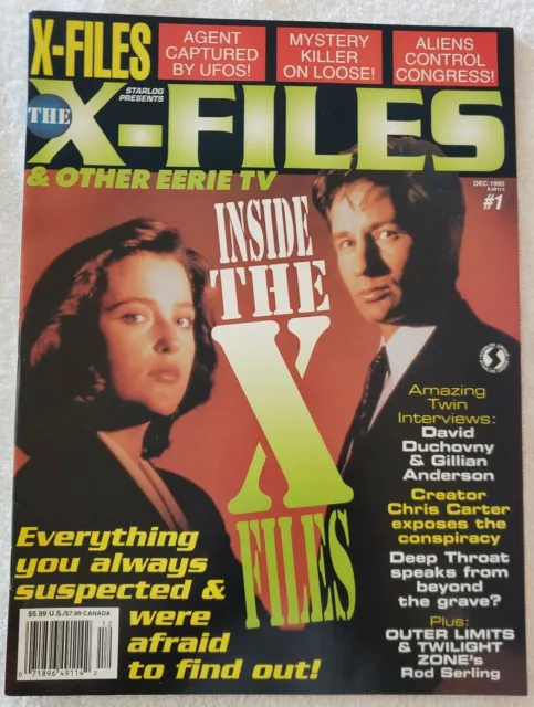 Starlog X-Files & Other Eerie Tv Magazine #1, Dec 1995