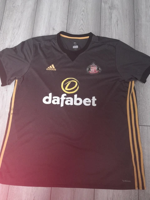 SUNDERLAND AFC Football Shirt 2017/18 Rare 3rd Kit ADIDAS Men’s Size 2xl