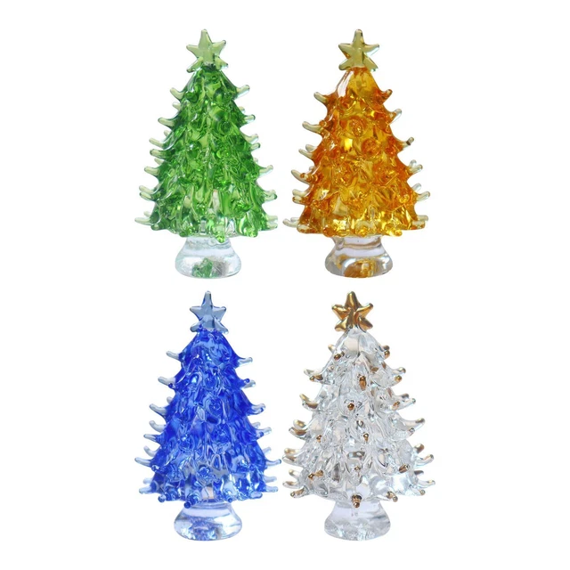 Petit cristal arbre  Figurine ornement décoratif artisanat cadeau décoration