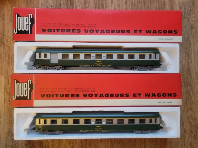 JOUEF: passenger coach A7D SNCF type Y UIC green/silver ref. 5294