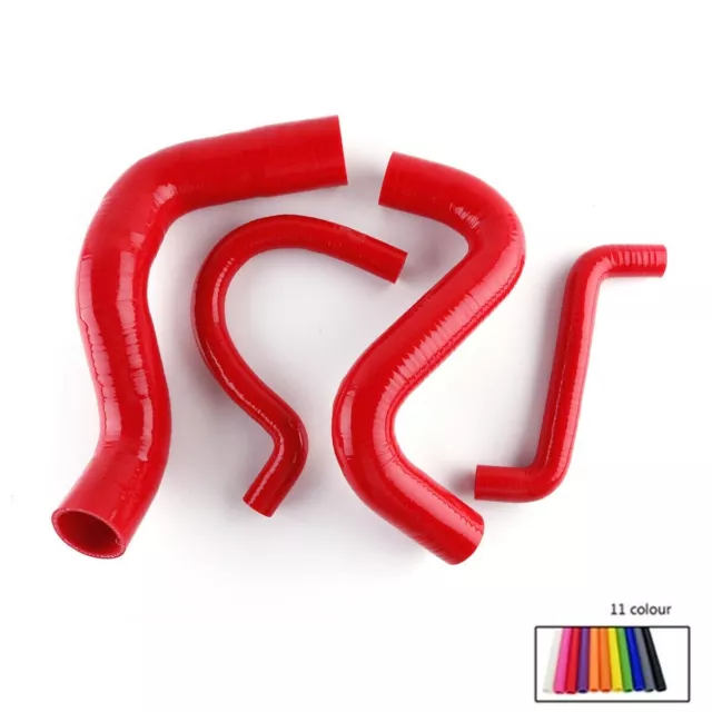 RED HOSE For Ford Falcon EA EB 6CYL 1991-1993 Radiator Silicone Coolant 1992