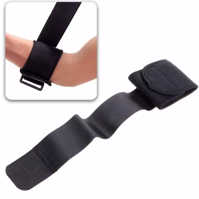 Adjustable Elbow Support Brace Strap Tennis Golf Sport Forearm-Bandage A4E9