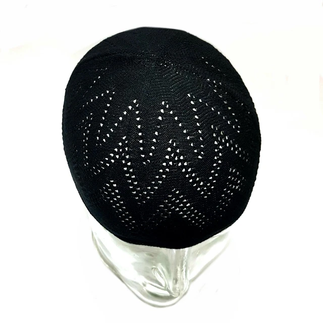 Cappello Da Preghiera Sarik Takke Islam - Imam Black Kufi - Stile Ottomano Sarik M - Foto 10