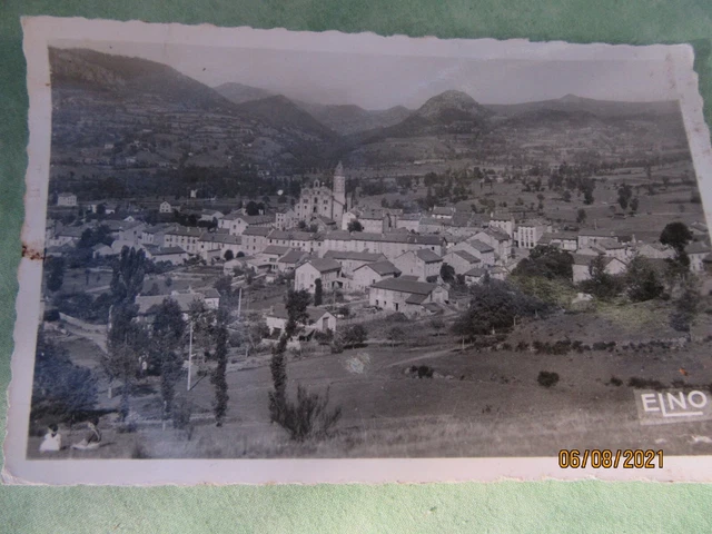 CPA St Julien-Chapteuil, Haute Loire, Vue générale et chaine du Meygal, 1952,  Q